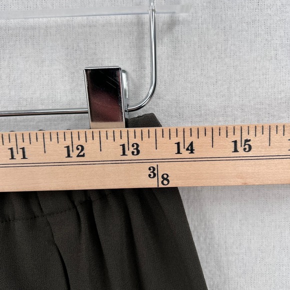 ARITZIA BABATON Dexter Pants Womens Medium Green High rise Pull On Triacetate - Picture 16 of 16